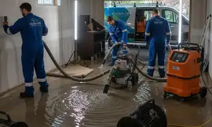 Emergency water damage service widget for Visalia, CA restoration company