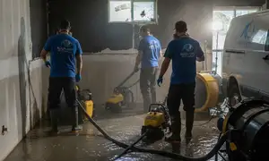 Flood cleanup services in Visalia, CA for water damage removal and restoration